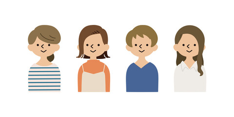 女性　上半身　セット