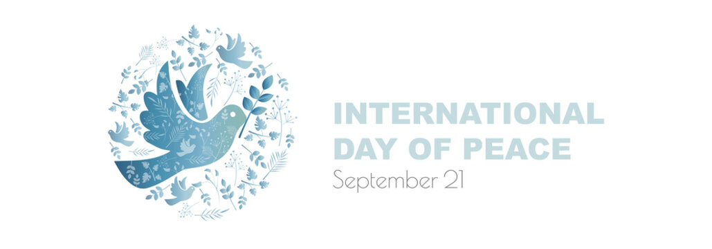 International Day Of Peace Banner.