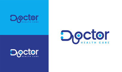 Fototapeta Doctor Logo or medical logo template or health care clinic logo design obraz
