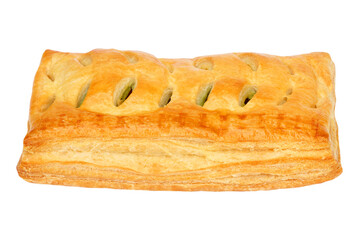 freshly baked pies isolated on white background