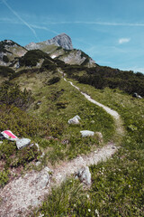 Wanderweg auf den Scheiblingstein in den Haller Mauern