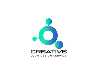 	
atomic orbitals vector icon or quantum logo or scientific tech logo also chamical reaction logo