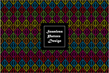 Obraz premium Beautiful Asian Seamless Pattern