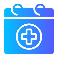 Obraz premium appointment gradient icon