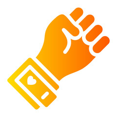 Obraz premium blood pressure gradient icon