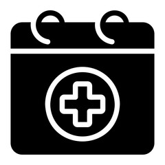 appointment glyph icon