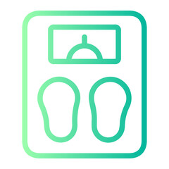 body scale gradient icon