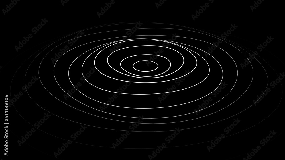 Poster internet connection network on a black background. the concept of big data. the wave effect of the w