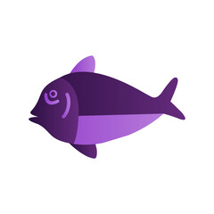 Blue Tang Fish Icon