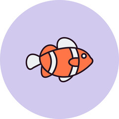 Clown Fish Icon