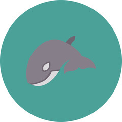 Orca Fish Icon