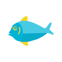 Blue Tang Fish Icon