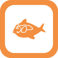 Blue Tang Fish Icon