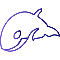 Orca Fish Icon