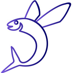 Flying Fish Icon