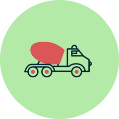 Cement Truck Icon