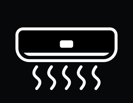 recommend clip art: air conditioner icon, vector illustration 