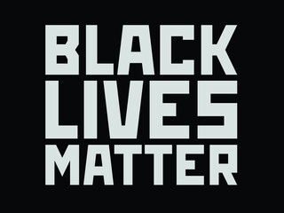 Fototapeta na wymiar Black Lives Matter. Vector lettering design element.