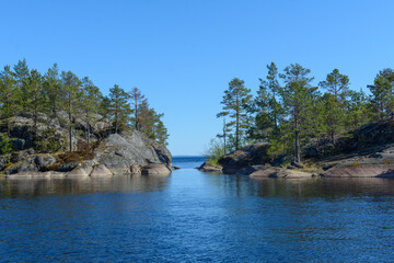 Fototapeta na wymiar Lake Ladoga