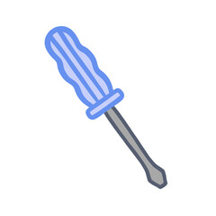 Blue screwdriver
