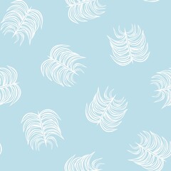 Tropical Leaf Seamless Pattern Design