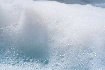 Foam bubble from soap or shampoo