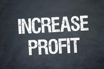 Fototapeta premium Increase Profit