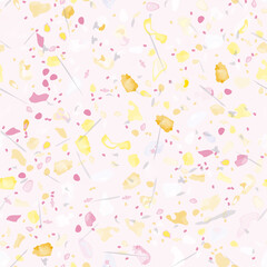 Terrazzo Texture Vector. Flooring Seamless Pattern