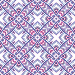 Ethnic Texture. Hand Drawn Painted.