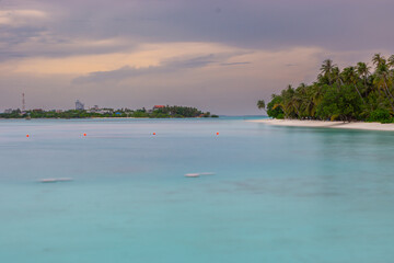 Sonnenuntergang auf den Malediven /Indischer Ozean
