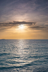 Sonnenuntergang auf den Malediven /Indischer Ozean