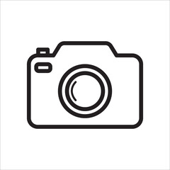 camera icon vector design template