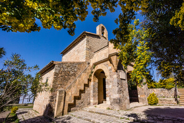 Fototapeta na wymiar capilla del Archiduque Luis Salvador, Monasterio de Miramar, Valldemossa, Mallorca, balearic islands, spain