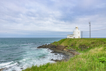 View of the Cape Nosappu in Nemuro, Hokkaido, Japan, the easternmost point in Japan which is open to the public.