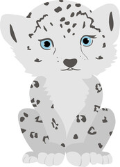 Baby leopard cute animals, safari pet, savanna animals 