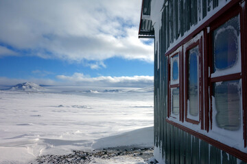 winter hutte