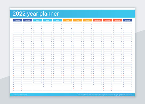 Календарь покупок на год Afbeeldingen over 2022 Year Planner - Blader in stockfoto's, vectoren en video's