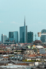 Buisines area of Milan