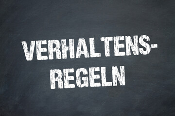 Verhaltensregeln