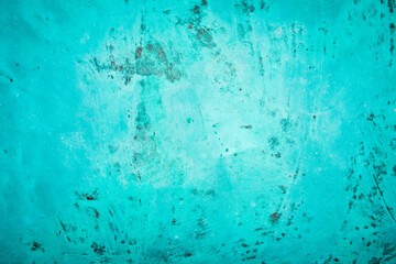 Beautiful abstract green old plaster wall. Textured background.