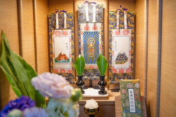 冠婚葬祭　仏壇のイメージ素材