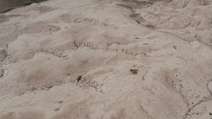 Sand dune landscape in Altai also called as Moon valley