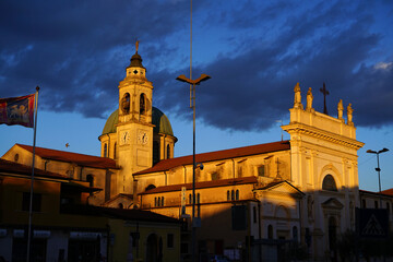 Church of San Giovanni Battista, the main church of the town. San Giovanni Lupatoto.
Place of...