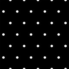 Vector illustration. Hexagon texture. Black and white geometric seamless pattern. Mosaic abstract background. Hexagonal repeating geometric polygon texture.