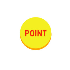 ポイントコイン　赤