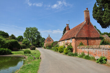 Fototapeta premium Old Hunstanton Village, Norfolk, England