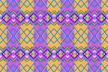 seamless geometric Purple Yellow-toned, colorful pattern for textile, ceramic tiles and background