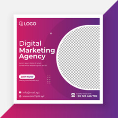 Digital Marketing Corporate Social Media Post banner Template