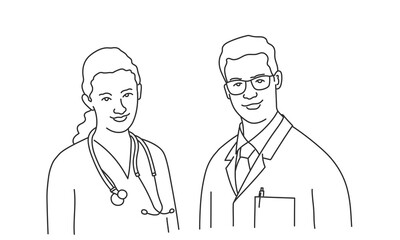 Fototapeta premium Medical staff team.