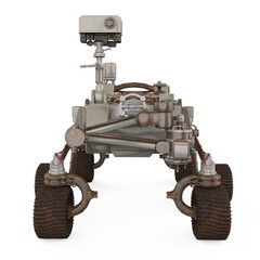 Curiosity Rover Isolated - obrazy, fototapety, plakaty